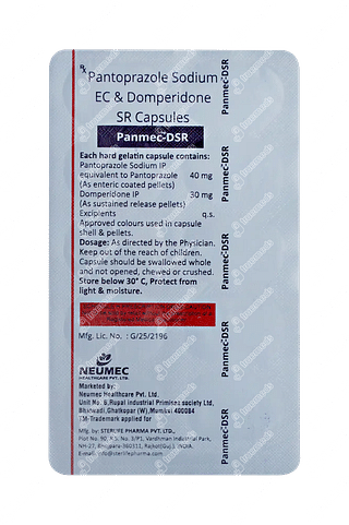 Panmec Dsr 40/30 MG Capsule Sr 10