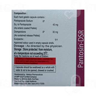Pantosin Dsr 30/40 MG Capsule Sr 10