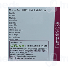 Pantosin Dsr 30/40 MG Capsule Sr 10