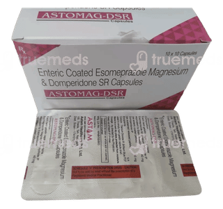 Astomag D 30/40 MG Capsule Sr 10