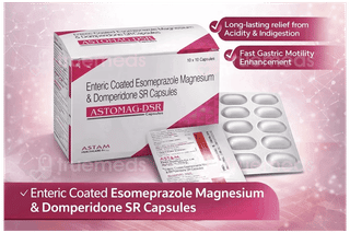 Astomag D 30/40 MG Capsule Sr 10