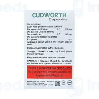 Cudworth 30/20 MG Capsule Sr 10
