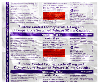 Neksium D 40 Capsule 15