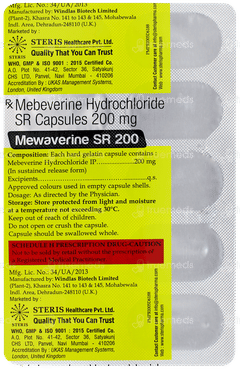 Mewaverine Sr 200 Capsule 10
