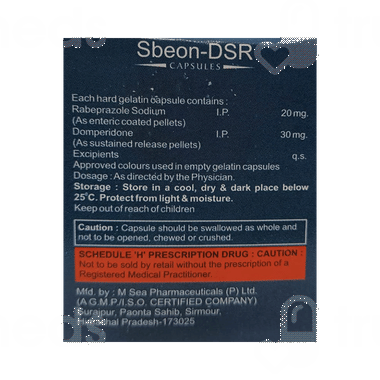 Sbeon Dsr Capsule 10: Uses, Side Effects, Price & Substitutes