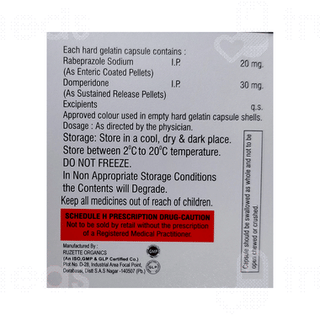 Sooth D 30/20mg Capsule 10