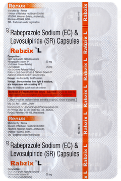 Rabzix L Capsule 10 Rabzix L Capsule 10