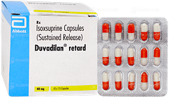Duvadilan Retard 40mg Capsule 15