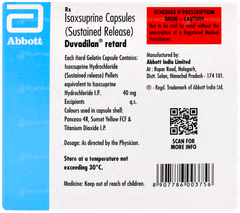 Duvadilan Retard Capsule 15 Duvadilan Retard Capsule 15