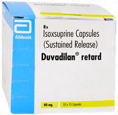Duvadilan Retard Capsule 15 Duvadilan Retard Capsule 15