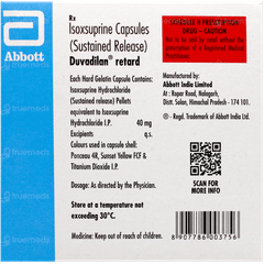 Duvadilan Retard Capsule 15 Duvadilan Retard Capsule 15