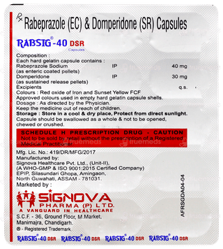 Rabsig 40 Dsr Capsule 15