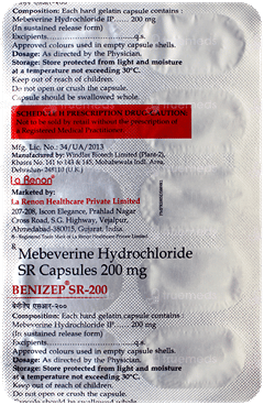 Benizep Sr 200 Capsule 10 Benizep Sr 200 Capsule 10