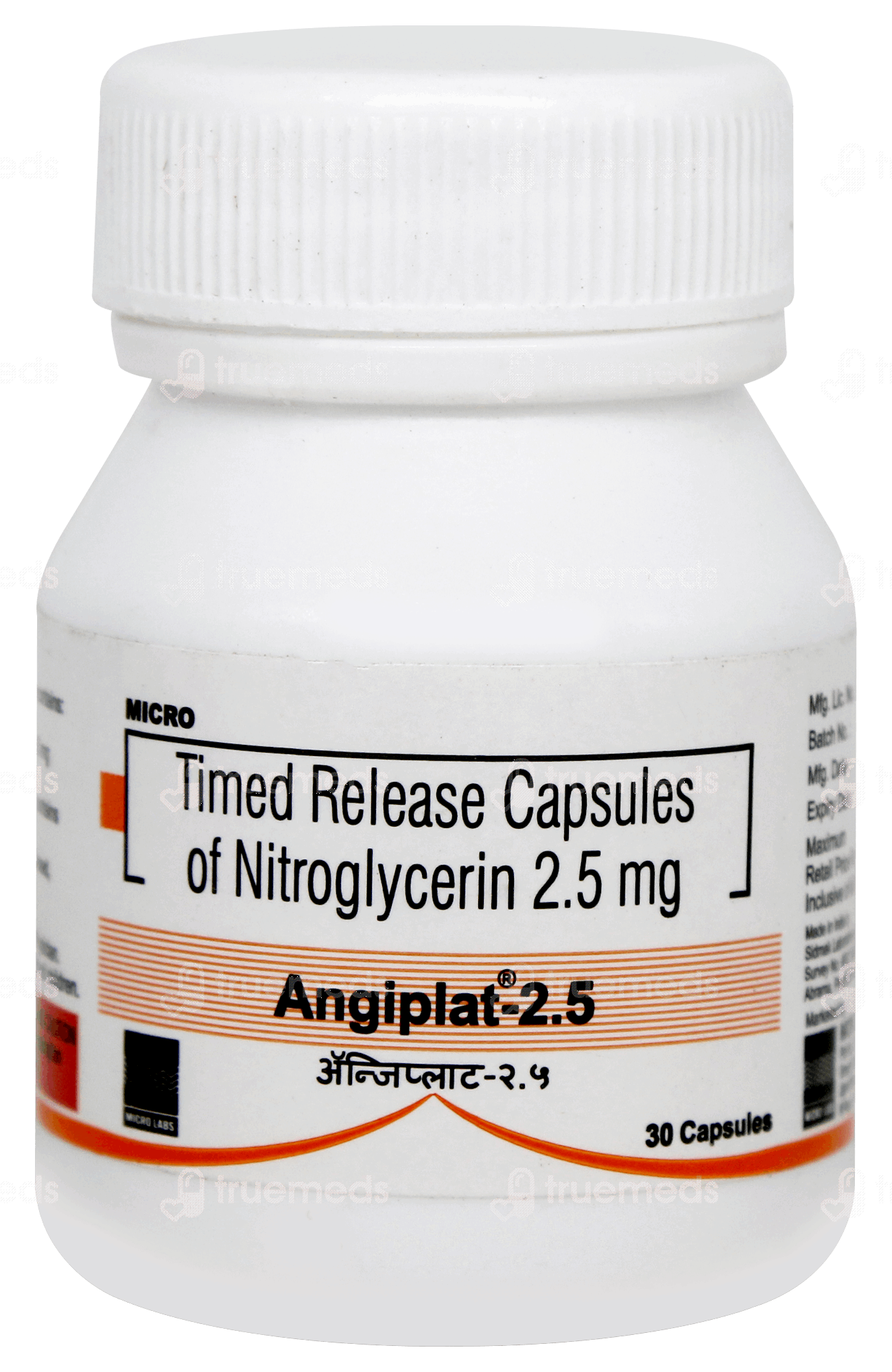 Angiplat 25 Capsule 30 - Uses, Side Effects, Dosage, Price | Truemeds