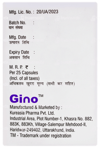 Nitrogino Tr 2.5 Capsule 25