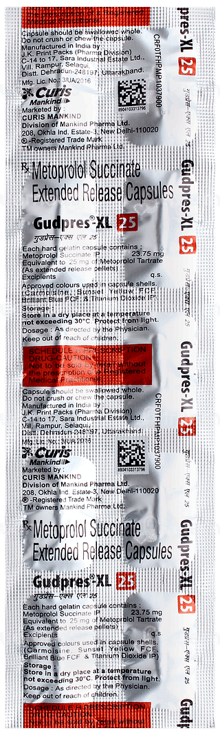 Gudpres Xl 25 Capsule 10