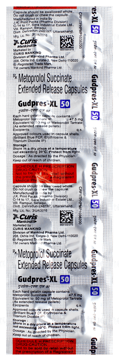 Gudpres Xl 50 Capsule 10 Gudpres Xl 50 Capsule 10