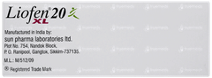 Liofen Xl 20 Capsule 10 Liofen Xl 20 Capsule 10