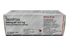 Advagraf 0.5mg Capsule 10 Advagraf 0.5mg Capsule 10