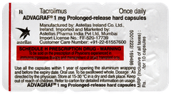 Advagraf 1mg Capsule 10