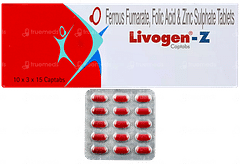 Livogen Z Captabs 15