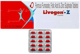 Livogen Z Captabs 15