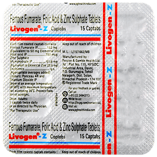 Livogen Z Captabs 15