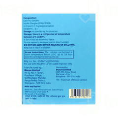 Basalog Refil 100iu Cartridge 3ml