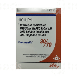 Huminsulin 30/70 100iu Cartridges 3ml Pack Of 5 Injections
