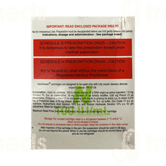 Huminsulin N 100iu Cartridge 3ml Huminsulin N 100iu Cartridge 3ml
