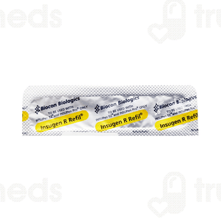 Insugen R Refil 100 IU Cartridge 3 ML