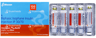 Insugen 30/70 100iu Refil 3ml Pack Of 5 Injections