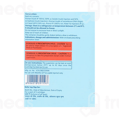 Insugen Refil 50/50 100 IU Cartridge 3 ML