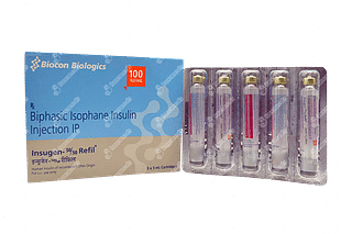 Insugen Refil 50/50 100 IU Cartridge 5 * 3 ML