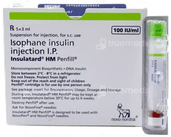 Insulatard Hm 100Iu Penfill 3Ml Pack Of 5 Injections