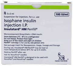 Insulatard Hm 100Iu Penfill 3Ml Pack Of 5 Injections Insulatard Hm 100Iu Penfill 3Ml Pack Of 5 Injections