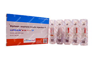 Lupisulin M 30/70 100 IU Cartridge 3 ML Pack Of 5