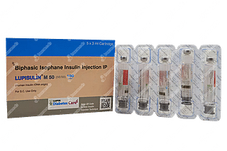 Lupisulin M 50 100iu Cartridges 3ml Pack Of 5 Injections