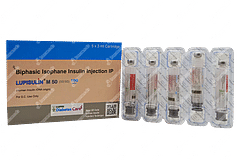 Lupisulin M 50 100iu Cartridges 3ml Pack Of 5 Injections