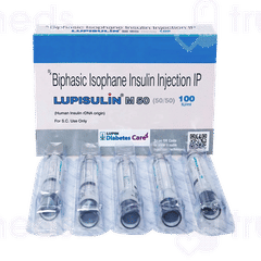 Lupisulin M 50 100Iu Cartridges 3Ml Pack Of 5 Injections