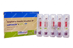 Lupisulin N 100iu Cartridges 3ml Pack Of 5 Injections