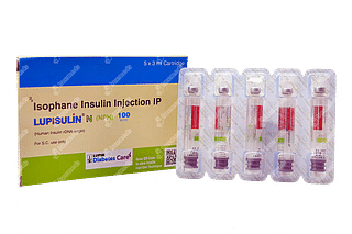 Lupisulin N 100 IU Cartridge 3 ML Pack Of 5