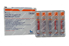 Novorapid 100iu Cartridges 3ml Pack Of 5 Injections