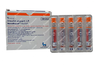 Novorapid 100iu Cartridges 3ml Pack Of 5 Injections