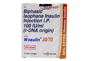 Wosulin New 30/70 100iu Cartridges 3ml Pack Of 3 Injections