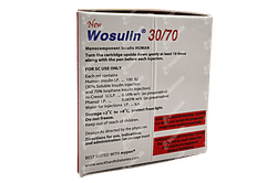 Wosulin 30/70 100 IU Cartridge 3 ML (pack Of | Order WOSULIN 30/70 100 ...