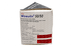 Wosulin New 50/50 100iu Cartridges 3ml Pack Of 3 Injections