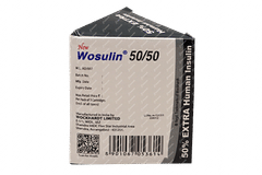 Wosulin New 50/50 100iu Cartridges 3ml Pack Of 3 Injections