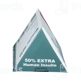 Wosulin New 50/50 100iu Cartridges 3ml Pack Of 3 Injections