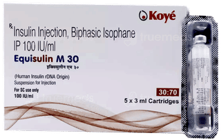 Equisulin M 30/100Iu Cartridge 3Ml